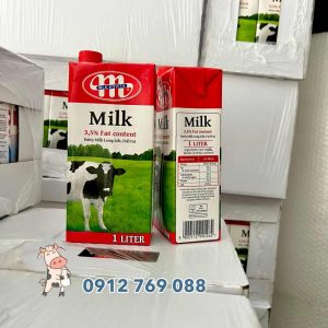 sữa tươi Ba Lan Mlekovita béo 3,5% thơm ngon