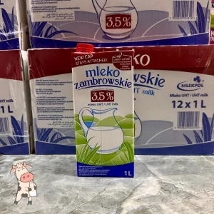 Sữa tươi nguyên kem Zambrowskie béo 3.5% nhập khẩu Ba Lan