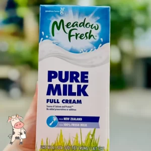 Sữa tươi meadow nguyên kem không nắp hộp 1L