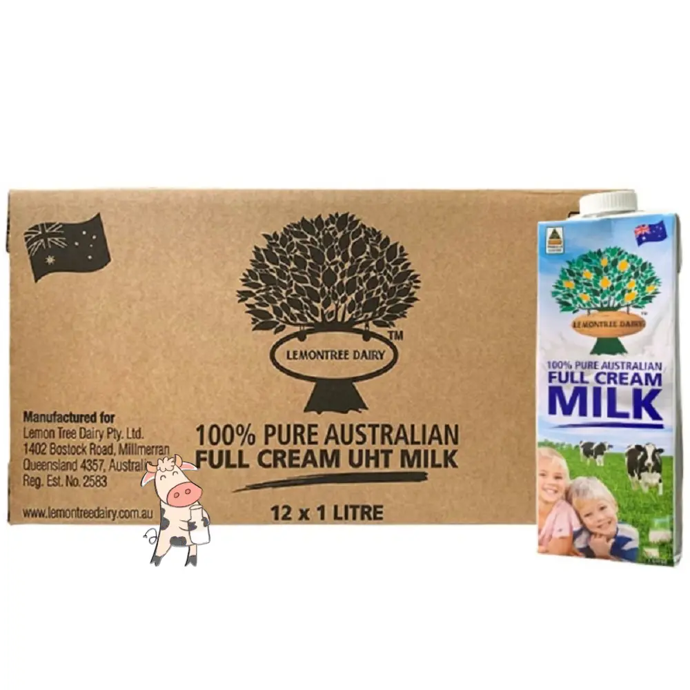 Sữa tươi nguyên kem Lemontree Dairy nhập khẩu Úc thùng 12L