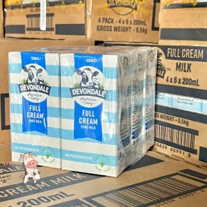 Sữa tươi Devondale hộp 200ml tiện lợi